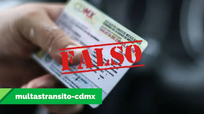Como saber si una tarjeta de circulación es falsa en CDMX