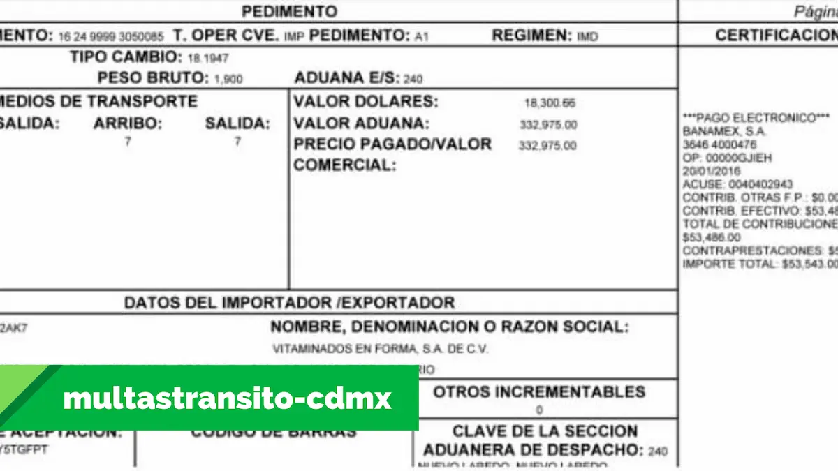 Cómo sacar pedimento de un carro americano
