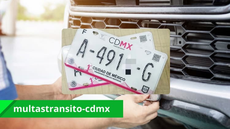 ¿Dónde sacar cita para recoger placas CDMX?