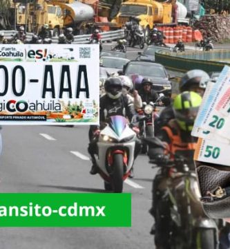 Cuanto cuestan las placas para moto en Coahuila