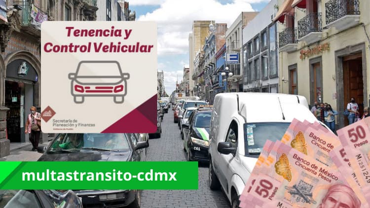 ¿Cuánto sale el control vehicular en Puebla?
