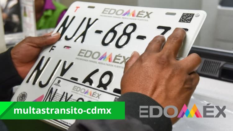 ¿Cuánto cuesta el cambio de placas de CDMX a Edomex?