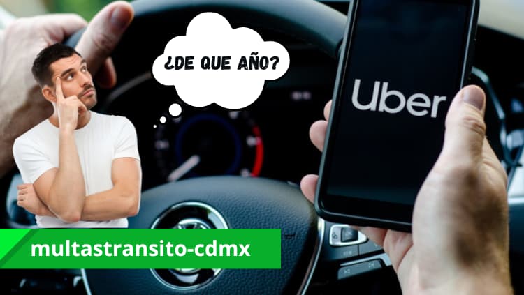 ¿Qué año tiene que ser el carro para Uber México?