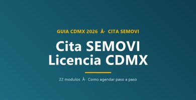 Cita SEMOVI para licencia CDMX 2026