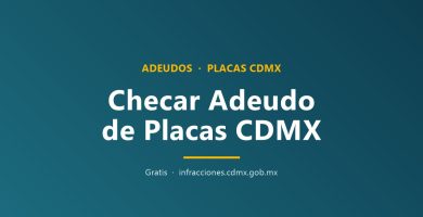 Como checar adeudo de placas en CDMX