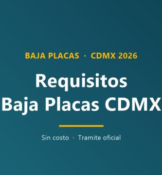 Requisitos para dar de baja de placas en CDMX