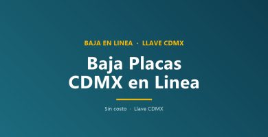 ¿Cómo dar de baja unas placas de la CDMX en línea?