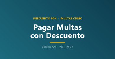 ¿Cómo aplicar a 50 % descuento en multas de tránsito CDMX?