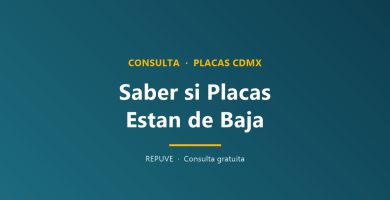 Como saber si mis placas están dadas de baja en CDMX