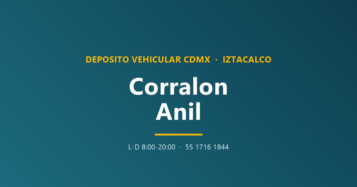 Corralón Añil CDMX