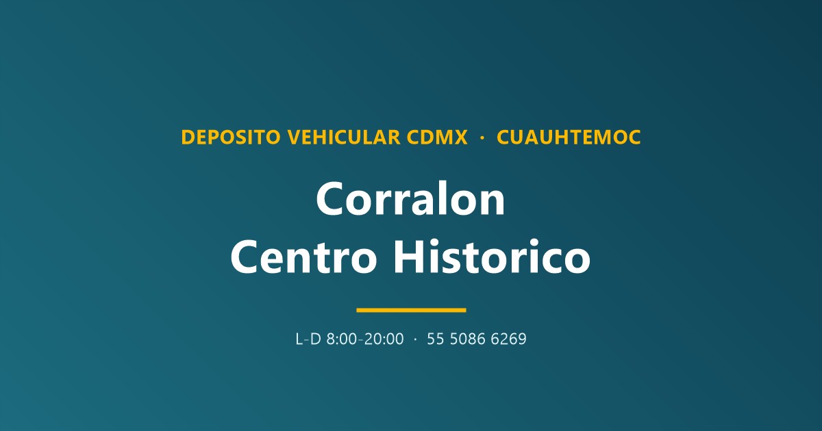 Corralón Centro Histórico CDMX