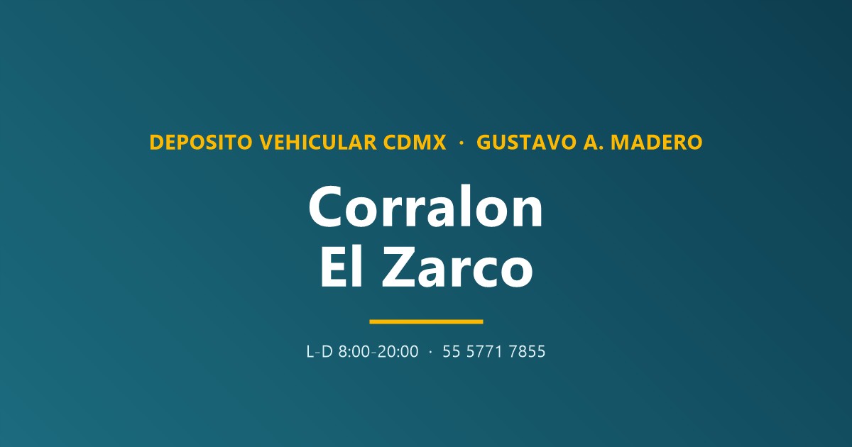 Corralón El Zarco CDMX