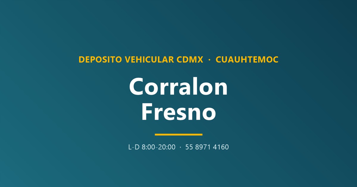 Corralón Fresno CDMX