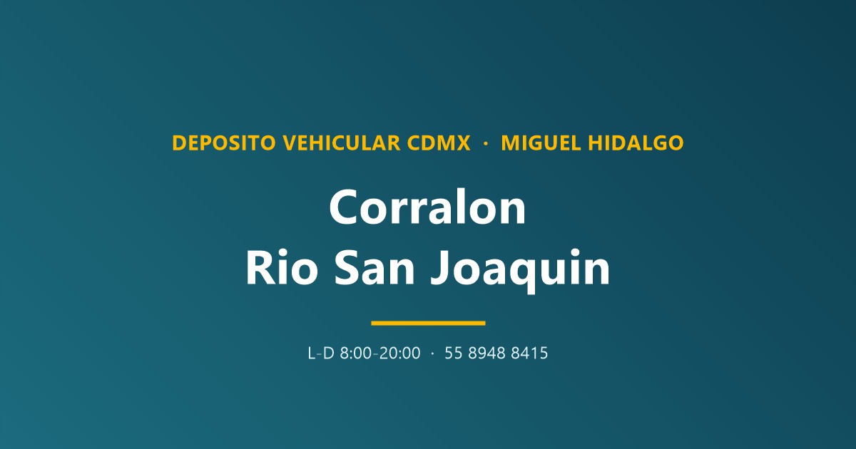 Corralón Río San Joaquín CDMX