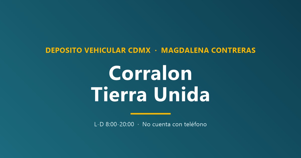 Corralón Tierra Unida CDMX