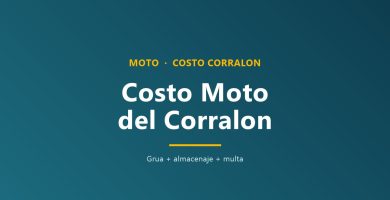 Cuanto cobran por sacar una moto del corralón en CDMX