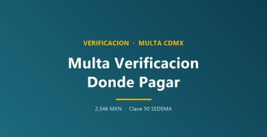 ¿Dónde pagar multa por verificacion extemporanea CDMX?