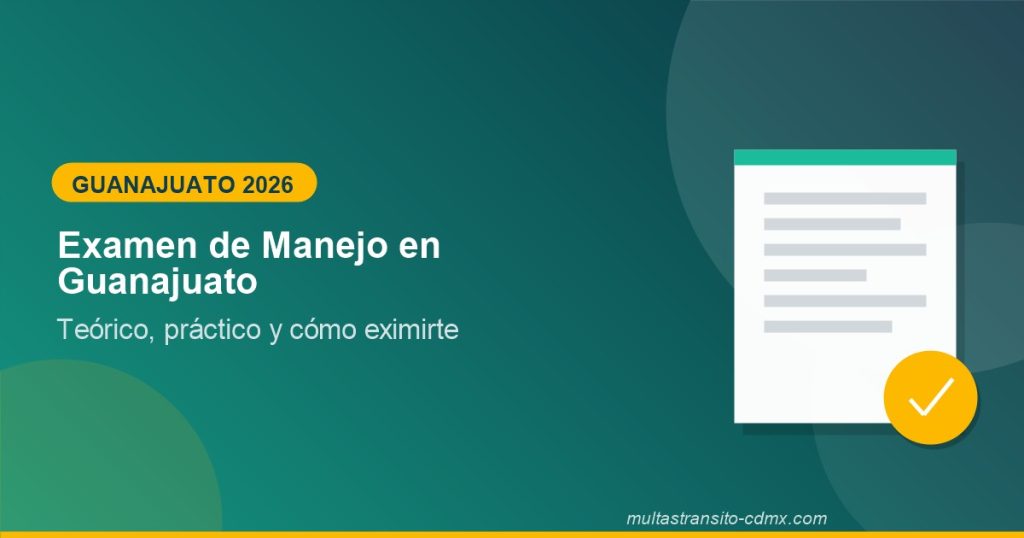 Examen de manejo Guanajuato