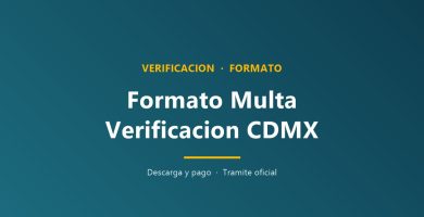 ¿Cómo sacar formato de multa de verificacion CDMX?