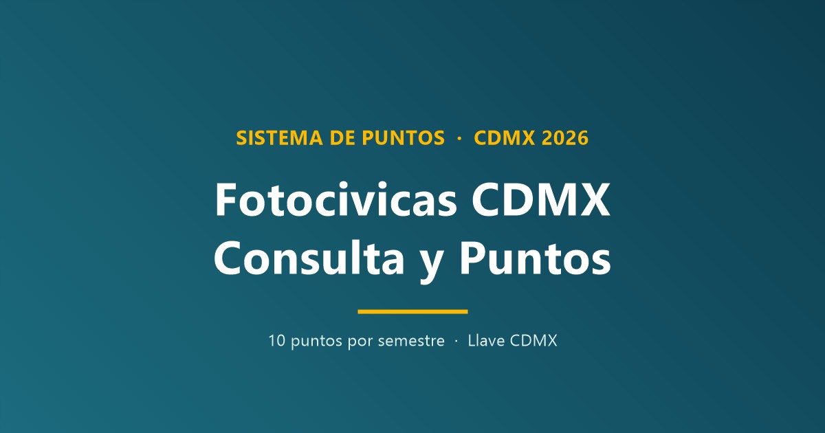 ¿Cómo saber si tengo Fotocivicas en CDMX?