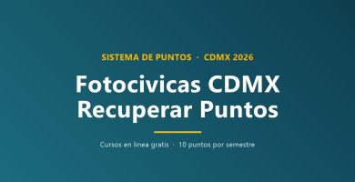 Fotocívicas CDMX consulta puntos y cursos para recuperar