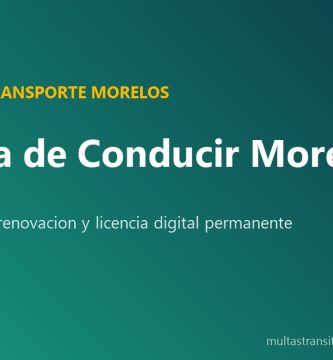 Licencia conducir Morelos 2026 tipos costos modulos permanente digital