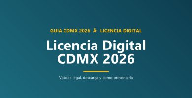Licencia Digital CDMX 2026