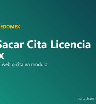 Cita licencia conducir Edomex portal oficial 3 flujos