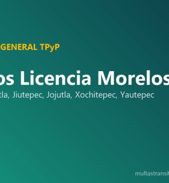 Modulos licencia Morelos Cuernavaca Cuautla Jiutepec Jojutla Xochitepec Yautepec