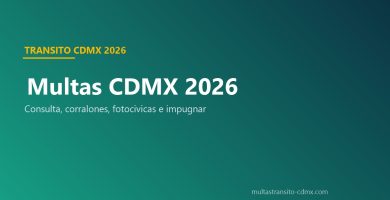 Multas CDMX 2026 costos UMA actualizados