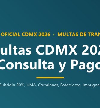Multas CDMX 2026 guía oficial consulta y pago