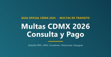 Multas CDMX 2026 guía oficial consulta y pago