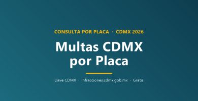 Consulta multas CDMX por placa con Llave CDMX