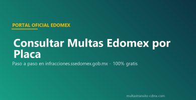 Consultar multas Edomex por placa portal oficial