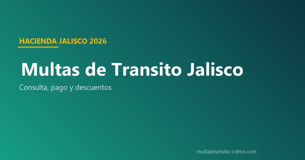 Multas de tránsito Jalisco