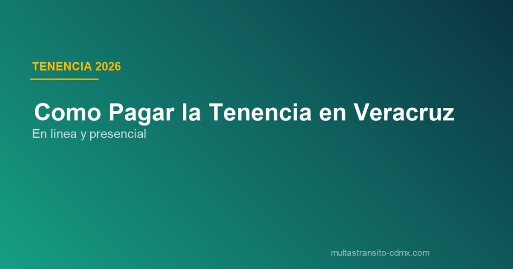 Pago de tenencia Veracruz