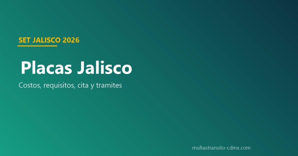 Placas Jalisco 2026