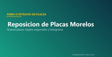 Reposicion placas Morelos 2026 robo extravio carpeta investigacion seguro