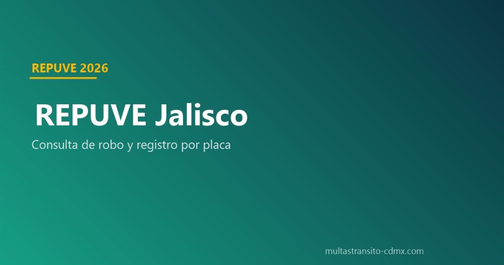 REPUVE Jalisco 2026
