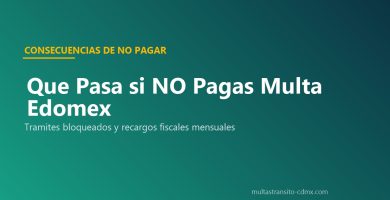 Restricciones por no pagar multas Edomex padrón vehicular