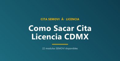Cómo sacar cita SEMOVI para licencia CDMX