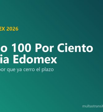 Subsidio 100 por ciento Tenencia Edomex 2026 cerrado 6 abril