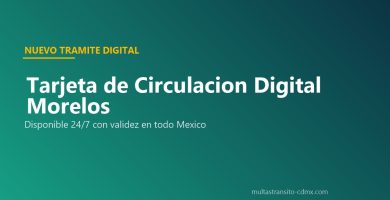 Tarjeta circulacion digital Morelos 2026 Llave MX validez nacional
