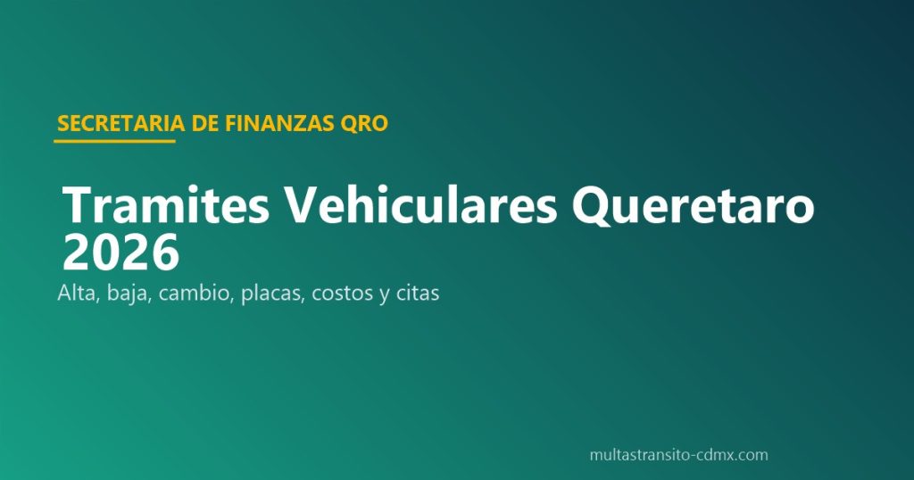 Trámites vehiculares Querétaro