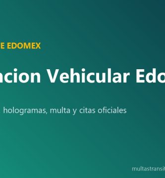Verificación vehicular Edomex 2026 calendario tarifas hologramas