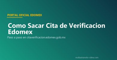 Cita verificación Edomex portal oficial paso a paso