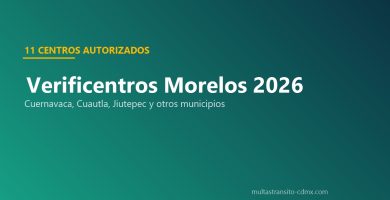 Verificentros Morelos 2026 directorio oficial 11 centros