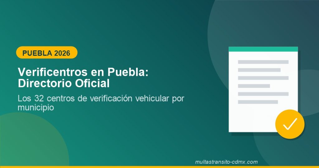 Verificentros Puebla 2026