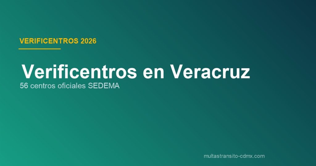 Verificentros Veracruz 2026