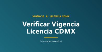 Verificar vigencia licencia conducir CDMX
